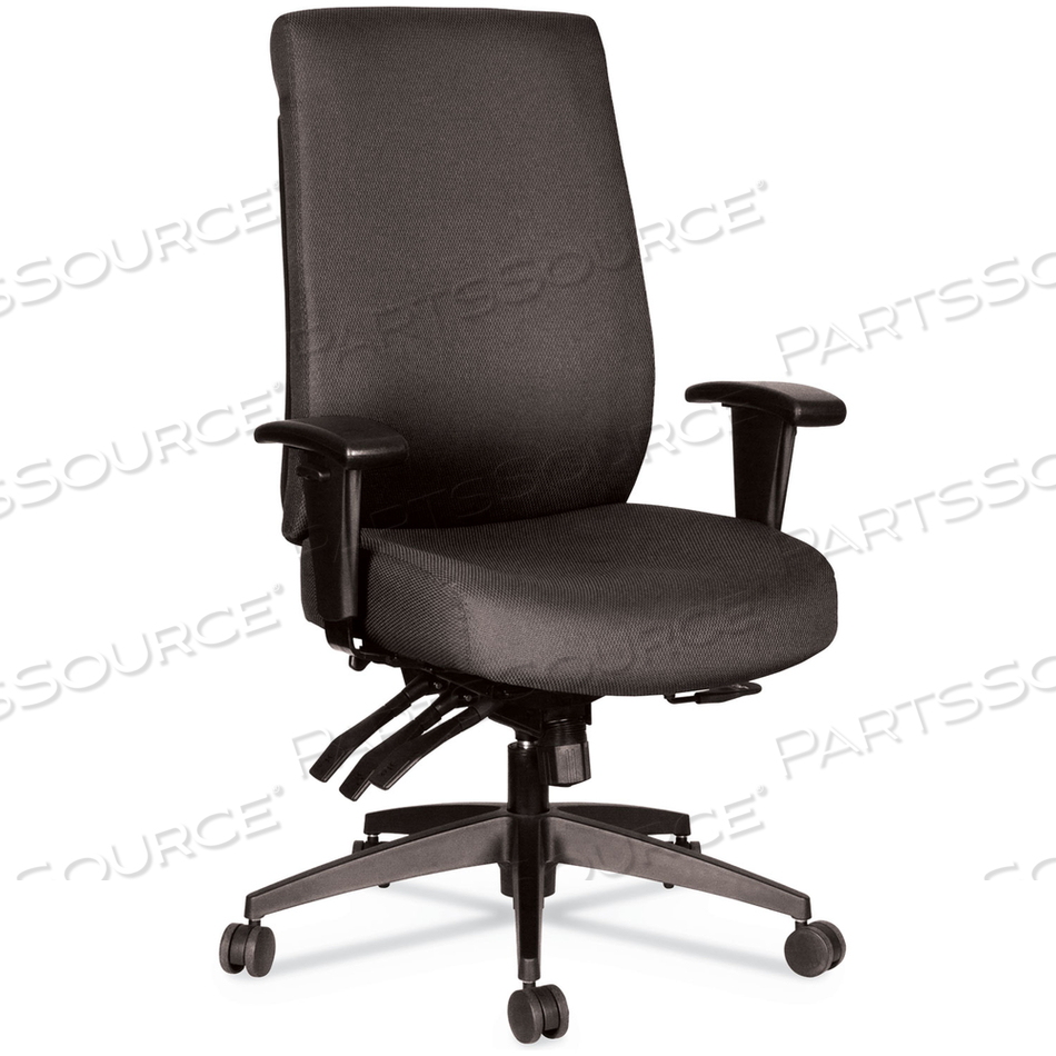 ALERA WRIGLEY SERIES 24/7 HIGH PERFORMANCE HIGH-BACK MULTIFUNCTION TASK CHAIR, SUPPORTS 300 LB, 17.24" TO 20.55" SEAT, BLACK by Alera