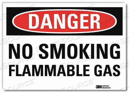 DANGER NO SMOKING SIGN FLAMMABLE 7X10 by Lyle Signs Inc. DANGER NO SMOKING SIGN FLAMMABLE 7X10 by Lyle Signs Inc.