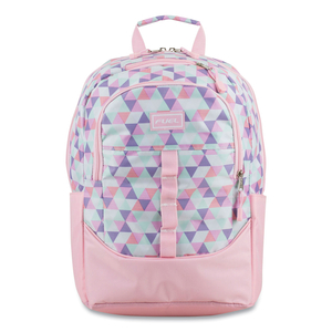 GEOMETRIC BACKPACK, FITS DEVICE UP TO 15.9", 12.5 X 7.63 X 18, PINK/PURPLE by FUEL