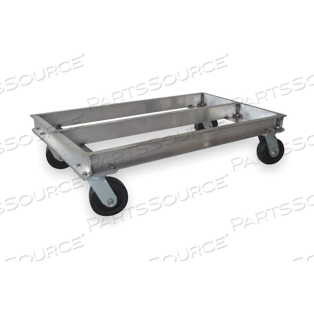 OPEN-DECK ALUMINUM GENERAL PURPOSE DOLLY, 2,000 LB LOAD CAPACITY, SOLID NYLON by Approved Vendor OPEN-DECK ALUMINUM GENERAL PURPOSE DOLLY, 2,000 LB LOAD CAPACITY, SOLID NYLON by Approved Vendor