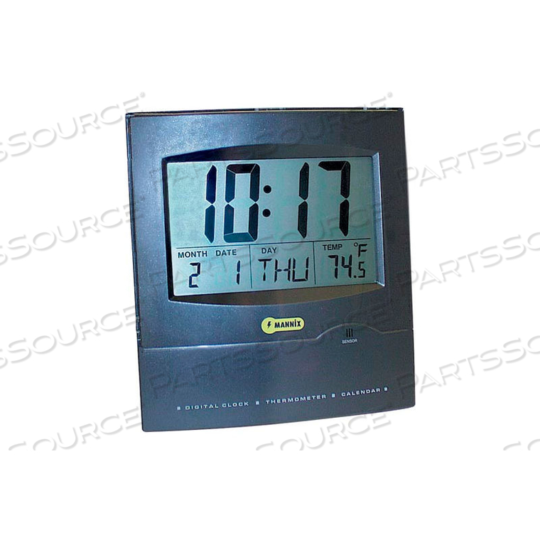 JUMBO DISPLAY WALL CLOCK W CALENDAR by General Tools & Instruments JUMBO DISPLAY WALL CLOCK W CALENDAR by General Tools & Instruments