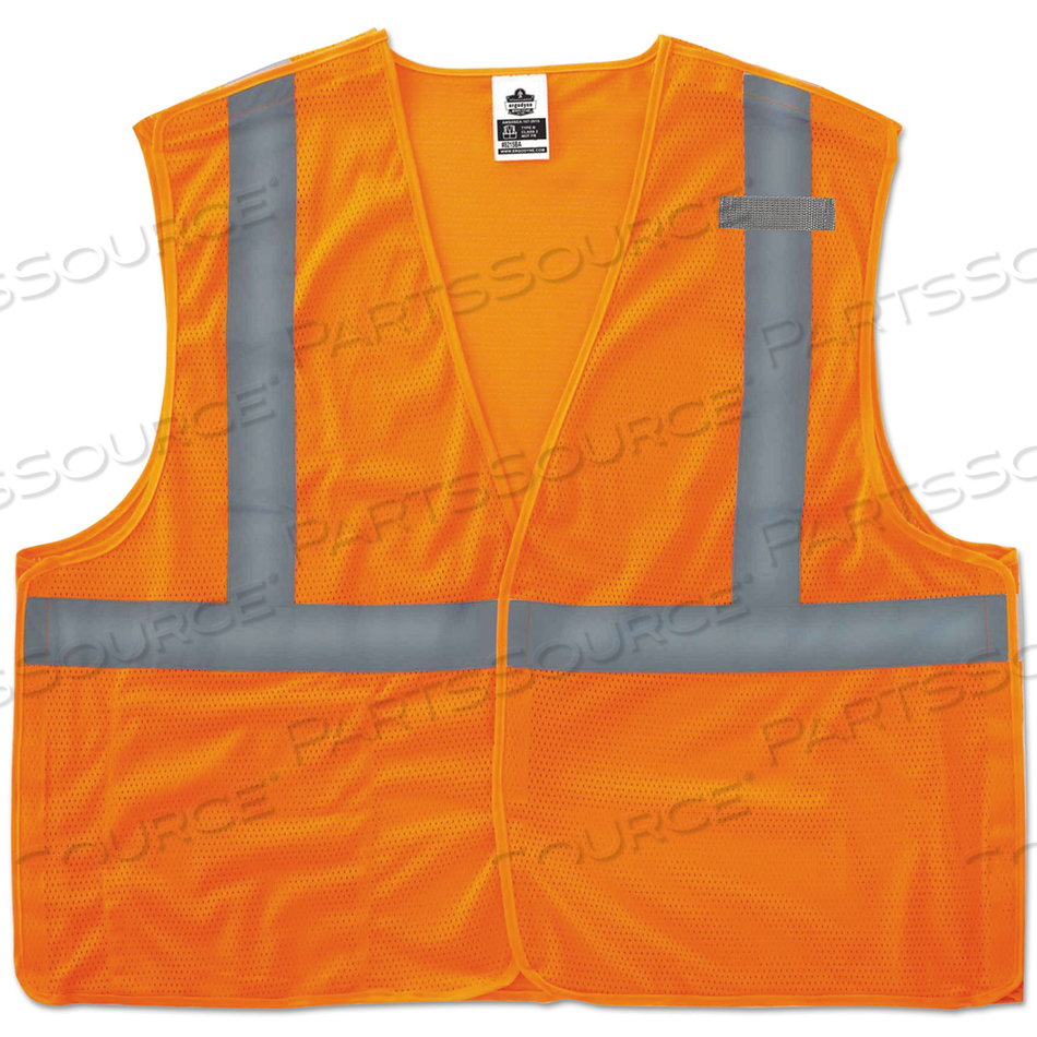 8215BA CLASS 2 ECONO BREAKAWAY VEST, ORANGE, L/XL by Ergodyne