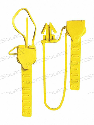 ANCHOR ATM MOLD SEAL YELLOW 5-1/2 PK250 by ELC Security Products