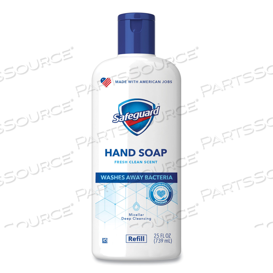 LIQUID HAND SOAP, FRESH CLEAN SCENT, 25 OZ BOTTLE 