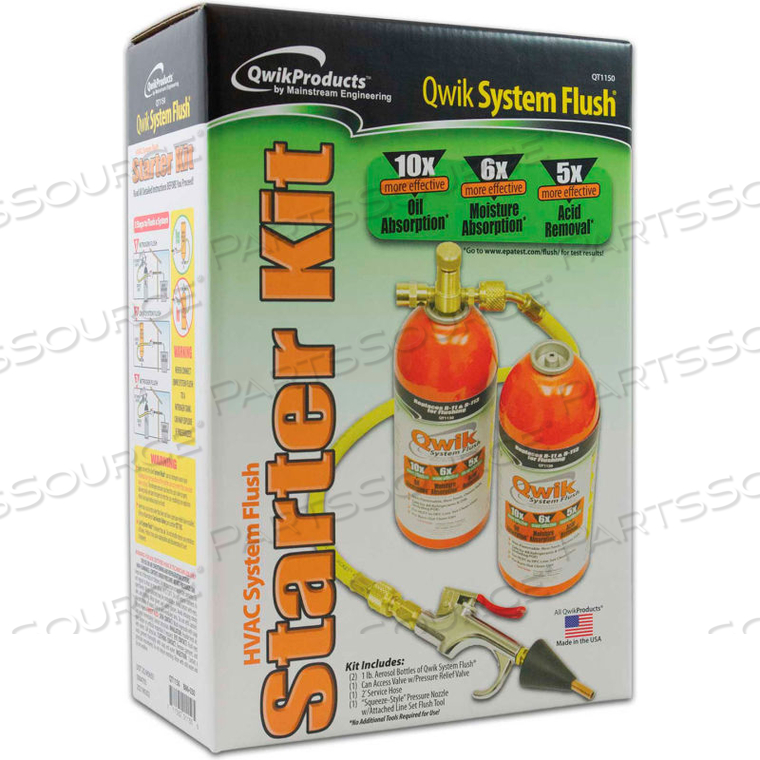 QWIK SYSTEM FLUSH STARTER KIT 