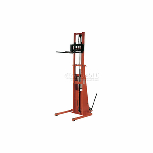 BATTERY POWER STRADDLE STACKER FIXED LEGS 2000 LB. by PrestoLifts