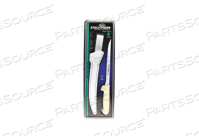 NARROW FILLET KNIFE W/SHEATH 8 IN by Dexter Russell