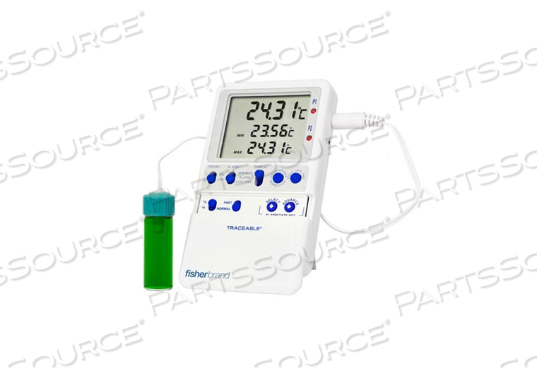 TRACEABLE VACCINE REFRIGERATOR/FREEZER THERMOMETER by Fisher Healthcare TRACEABLE VACCINE REFRIGERATOR/FREEZER THERMOMETER by Fisher Healthcare