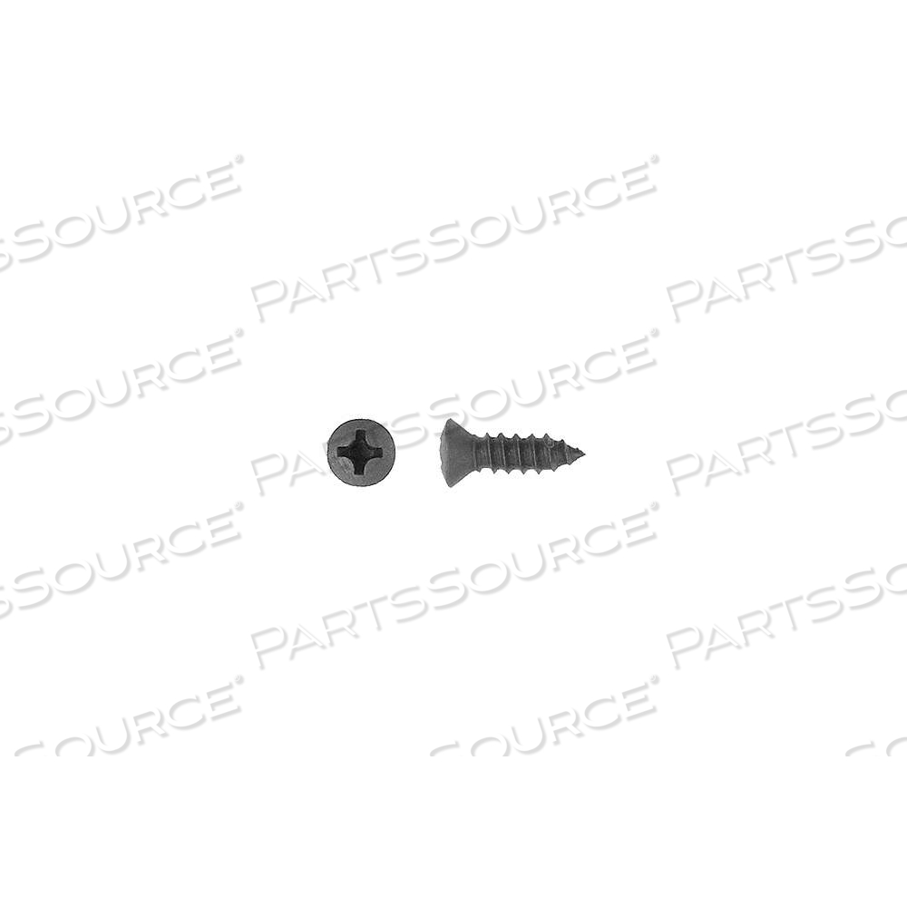 SHEET METAL SCREW, #8 SIZE, 1/2 IN LG, STEEL, PHOSPHATE, OVAL, PHILLIPS, 0.063 IN HEAD HT by Approved Vendor