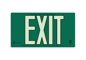 EXIT SIGN 15-1/4 W 8-1/2 H 0.118 THICK by Skilcraft