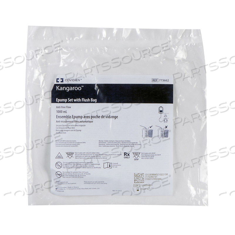ENTERAL FEEDING PUMP FLUSH BAG SET - 1000 ML 