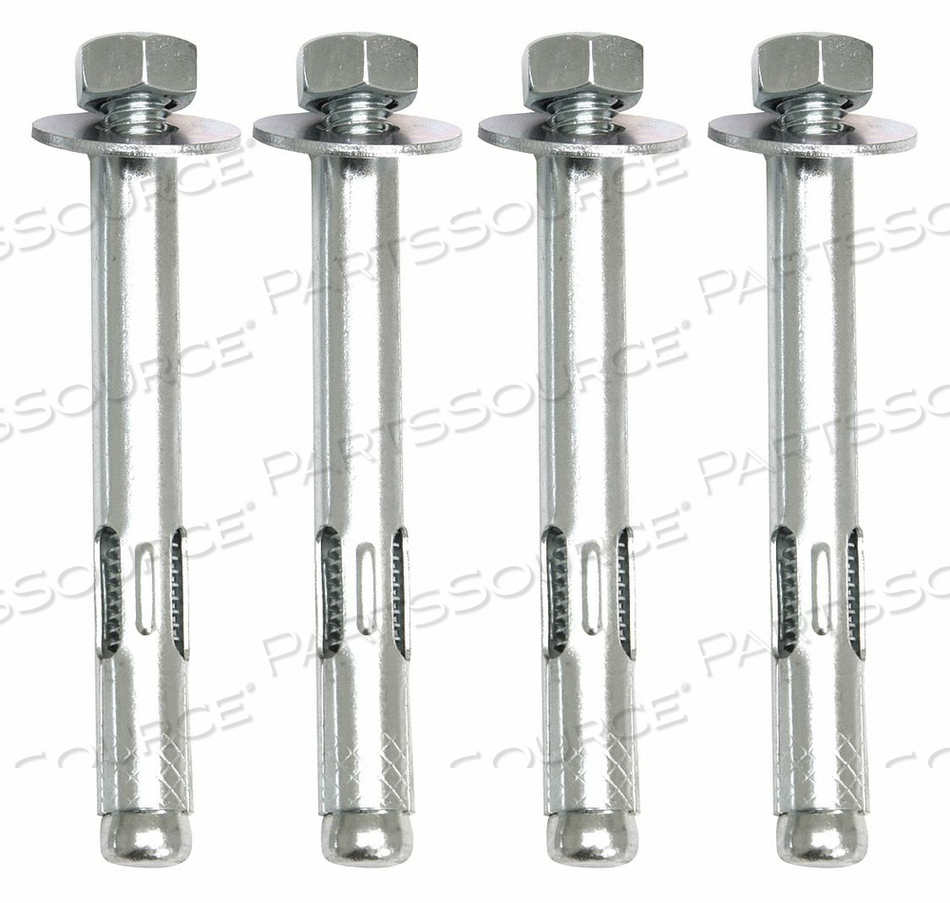 ANCHORING KIT (4) CONCRETE ANCHOR BOLTS by Liberty Safe