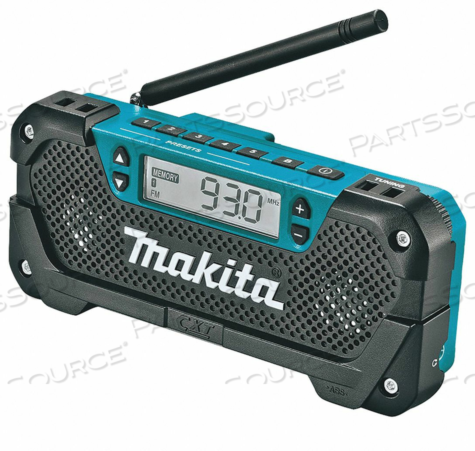 CORDLESS JOBSITE RADIO 12.0V CXT SERIES by Makita CORDLESS JOBSITE RADIO 12.0V CXT SERIES by Makita