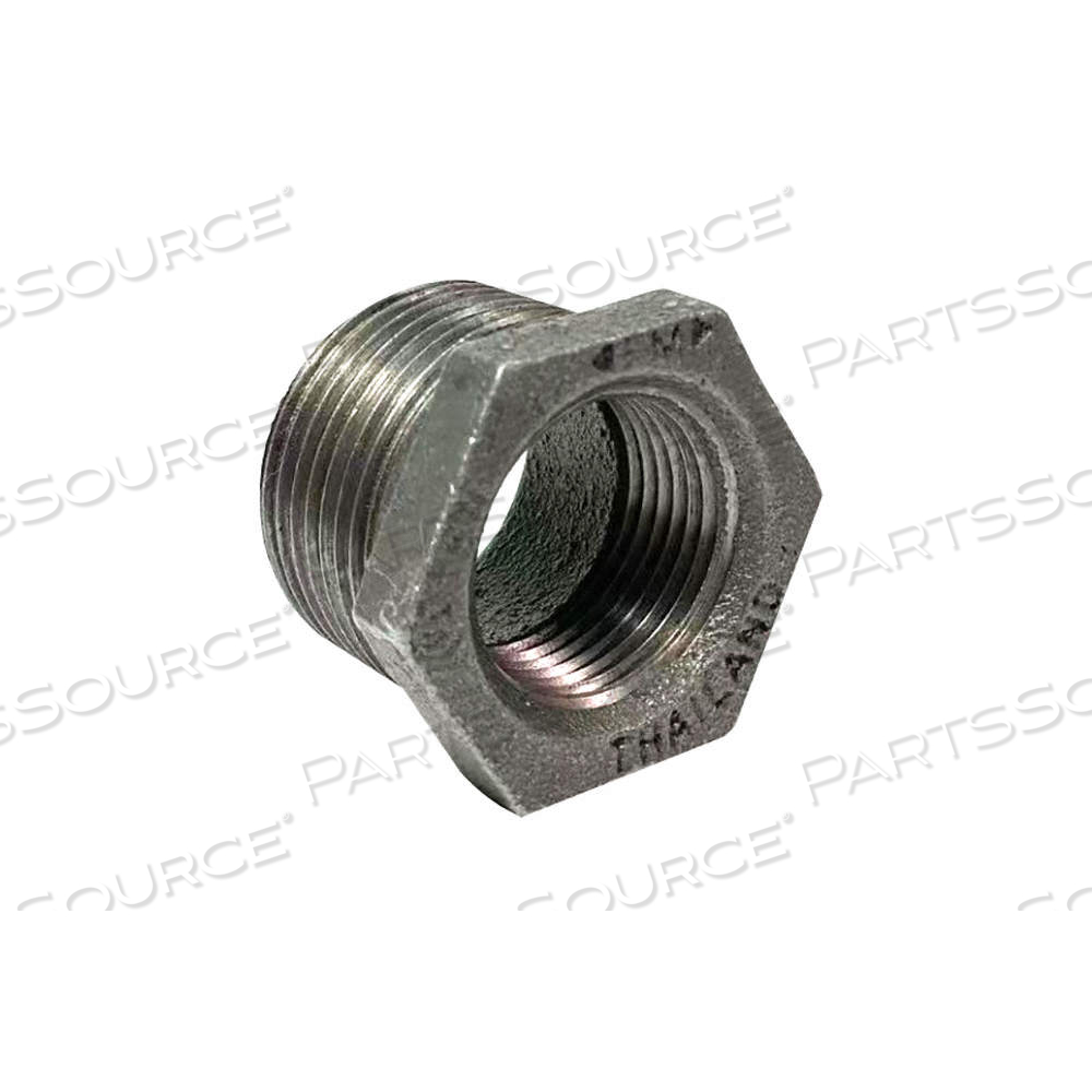 HEX BUSHING, MALLEABLE IRON, 4 IN X 1 1/2 IN FITTING PIPE SIZE, MALE NPT X FEMALE NPT, CLASS 150 by Approved Vendor