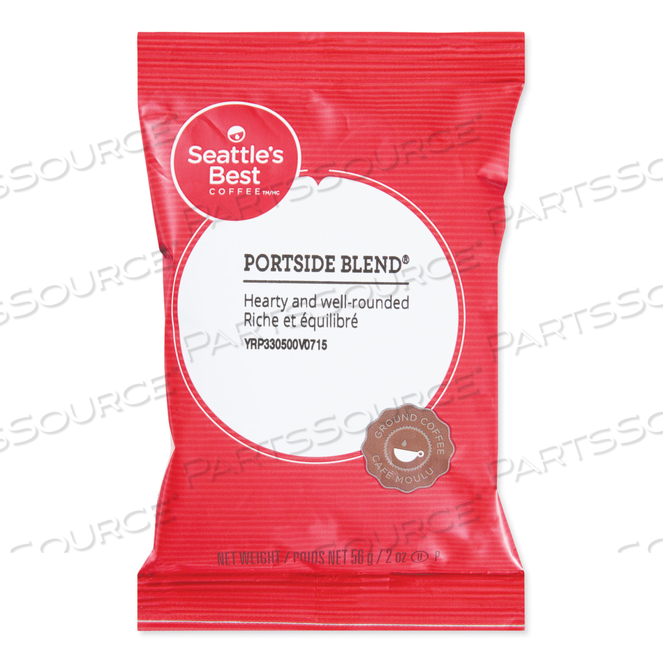 PREMEASURED COFFEE PACKS, PORTSIDE BLEND, 2 OZ PACKET by Seattle's Best Coffee
