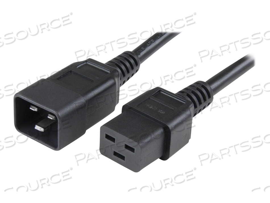 6FT (1.8M) HEAVY DUTY EXTENSION CORD W/ IEC 60320 C19 TO C20 CONNECTORS, 125V AT by StarTech.com Ltd.