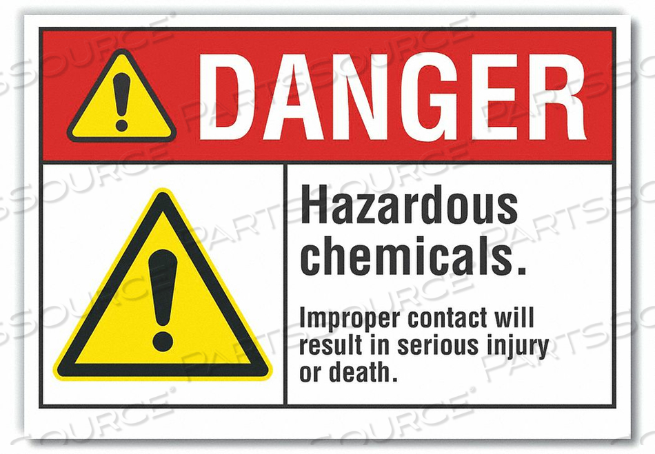 DANGER SIGN 14 W X 10 H 0.001 THICK by Lyle Signs Inc. DANGER SIGN 14 W X 10 H 0.001 THICK by Lyle Signs Inc.