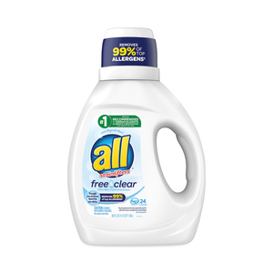 ULTRA FREE CLEAR LIQUID DETERGENT, UNSCENTED, 36 OZ BOTTLE by All