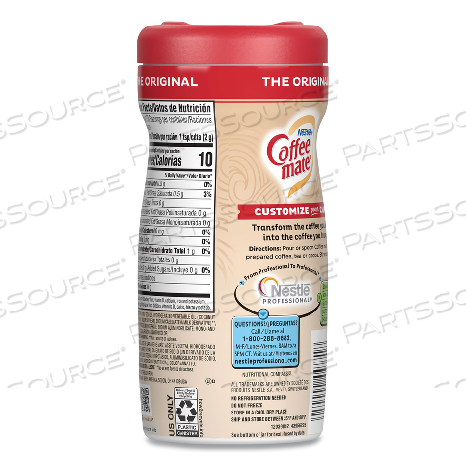 ORIGINAL FLAVOR POWDERED CREAMER, 11OZ by Coffee-Mate