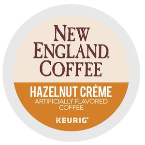 HAZELNUT CREME K-CUP PODS, 24/BOX by New England Coffee