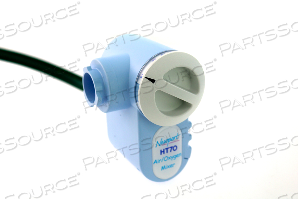 MIXER, WITH GREEN HOSE, DISS FITTING by Newport Medical Instruments (a division of Covidien)