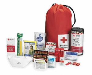 EMERGENCY PREPAREDNESS BACKPACK RED by American Red Cross