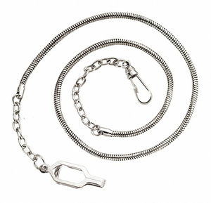 WHISTLE CHAIN METAL NICKEL by Heros Pride