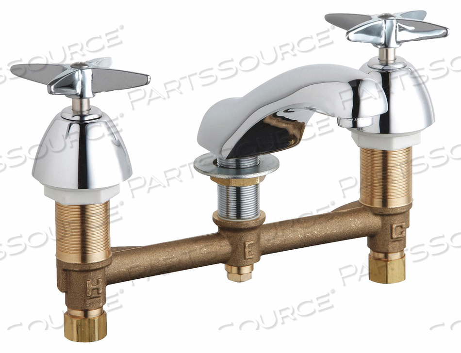 CONCEALED HOT AND COLD WATER SINK FAUCET 