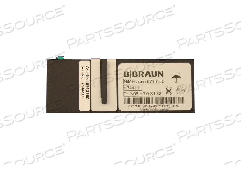 BATTERY FOR PERFUSOR INFUSOMAT SPACE by B. Braun Medical Inc (Infusion Systems Division) BATTERY FOR PERFUSOR INFUSOMAT SPACE by B. Braun Medical Inc (Infusion Systems Division)