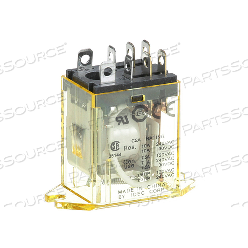 DPDT 10AMP 24VAC PLUG-IN RELAY by IDEC Relay DPDT 10AMP 24VAC PLUG-IN RELAY by IDEC Relay