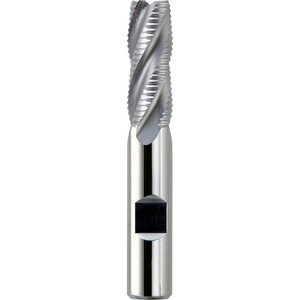 1-1/2" DIA., 4" LOC, 6-1/2" OAL, 6 FLUTE COBALT SINGLE END FINE ROUGHING END MILL, TICN by Melin Tool Company