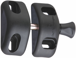 MAGNETIC GATE LATCH 2-1/2 IN W BLACK by D&D MAGNETIC GATE LATCH 2-1/2 IN W BLACK by D&D