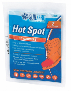 TOE WARMERS 2 X 3 IN. PK2 by Subzero