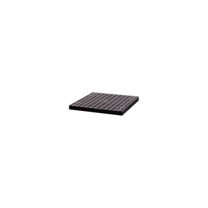 STRUCTURAL PLASTIC VENTED SHELF, 36"W X 36"D, BLACK by SPC Industrial