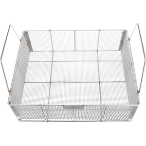 WIRE BASKET 21"L X 17"W X 6-1/2"H 0.25" WIRE - STAINLESS STEEL - PRICE EACH FOR QTY 1-4 by Marlin Steel Wire Products Inc