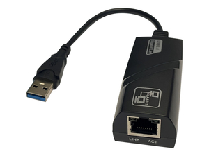 AXIOM, NETWORK / USB ADAPTER, USB, GIGABIT ETHERNET X 1, BLACK by Axiom