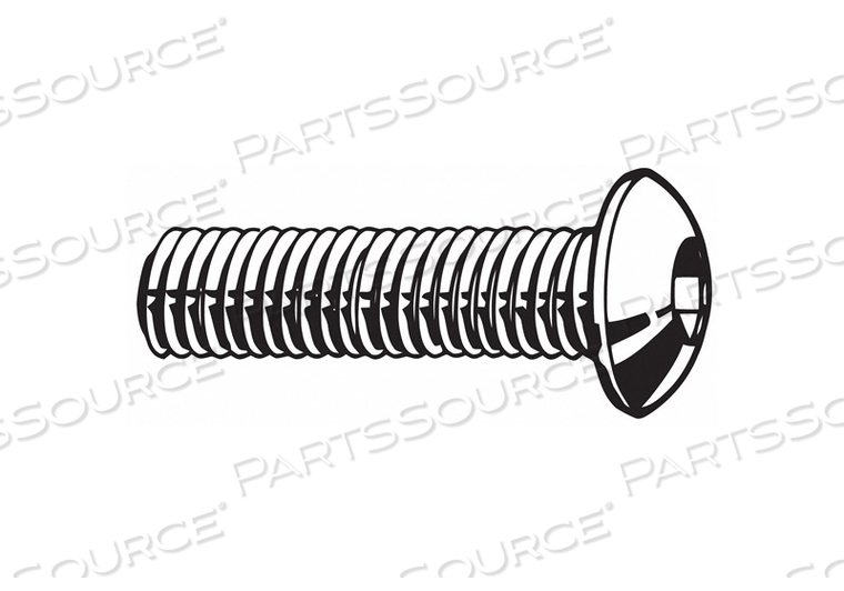 SOCKET HEAD CAP SCREW, M6-1 THREAD SIZE, 35 MM LG, BUTTON, PLAIN, STAINLESS STEEL, 18-8 by Fabory SOCKET HEAD CAP SCREW, M6-1 THREAD SIZE, 35 MM LG, BUTTON, PLAIN, STAINLESS STEEL, 18-8 by Fabory