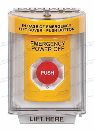 EMERGENCY POWER OFF PUSH BUTTON by Safety Technology International