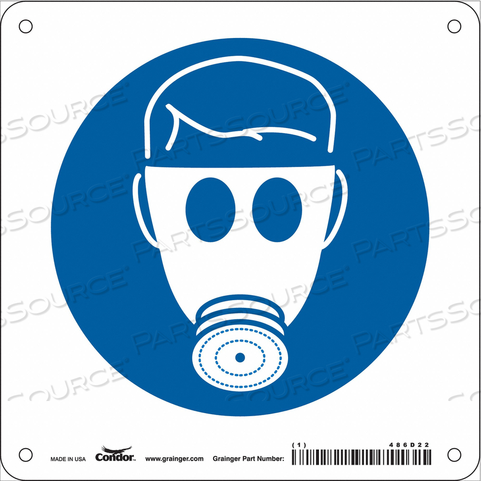 SAFETY SIGN 7 W 7 H 0.032 THICKNESS 