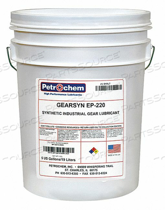 SYNTHETIC EP GEAR LUBRICANT ISO 220 by Petrochem SYNTHETIC EP GEAR LUBRICANT ISO 220 by Petrochem