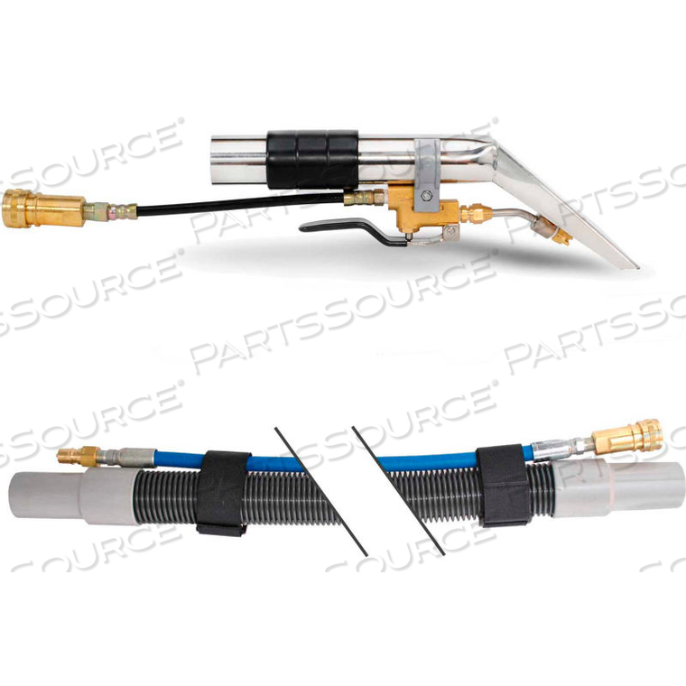 1039-9502FB DETAILING AND UPHOLSTERY CLEANING TOOL W/ STAINLESS STEEL HEAD & 8HOSE ASSEMBLY by EDIC
