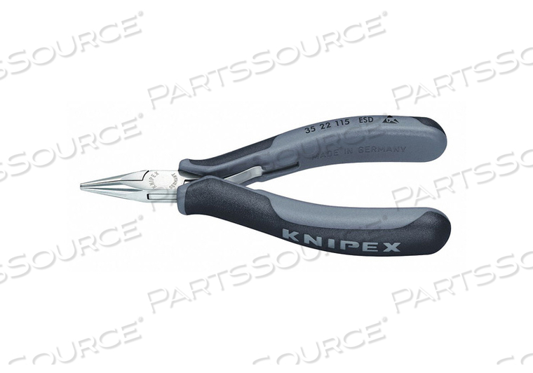CHAIN NOSE PLIER 4-1/2 L SMOOTH by Knipex CHAIN NOSE PLIER 4-1/2 L SMOOTH by Knipex