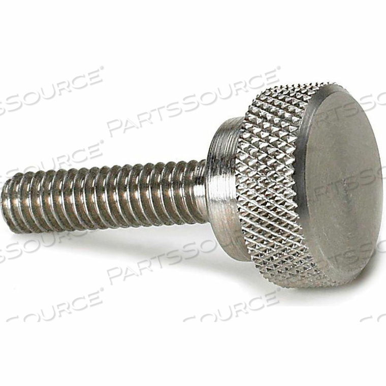 PRECISION THUMB SCREW W/ SHOULDER - #8-32 - 7/16" THREAD - 7/16" HEAD DIA. - STAINLESS - PKG OF 5 