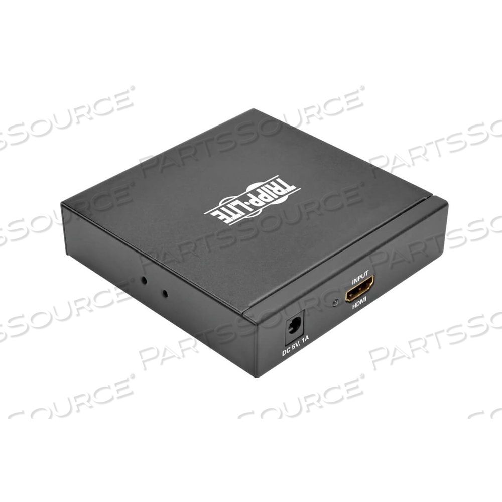 COMPOSITE VIDEO AUDIO CONVERTER, HDMI, 3 X RCA FEMALE, BLACK by Tripp Lite COMPOSITE VIDEO AUDIO CONVERTER, HDMI, 3 X RCA FEMALE, BLACK by Tripp Lite