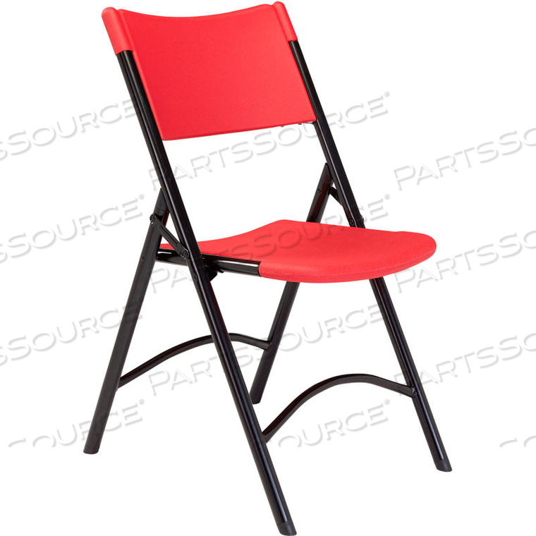 FOLDING CHAIR - BLOW MOLDED RESIN - RED by National Public Seating FOLDING CHAIR - BLOW MOLDED RESIN - RED by National Public Seating