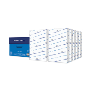 COPY PLUS PRINT PAPER, 92 BRIGHT, 20 LB BOND WEIGHT, 8.5 X 14, WHITE, 500 SHEETS/REAM, 10 REAMS/CARTON by Hammermill