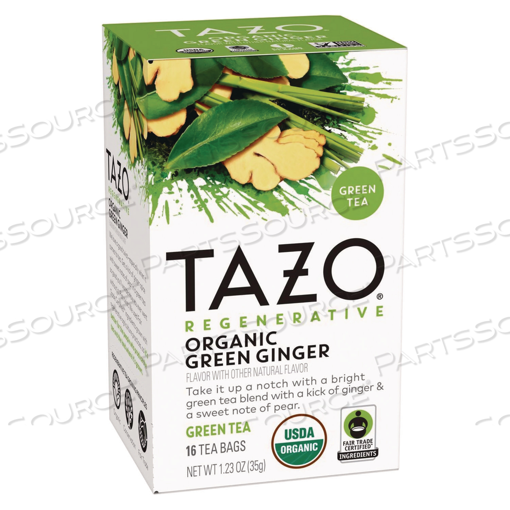 TEA BAGS, ORGANIC GREEN GINGER by Tazo TEA BAGS, ORGANIC GREEN GINGER by Tazo