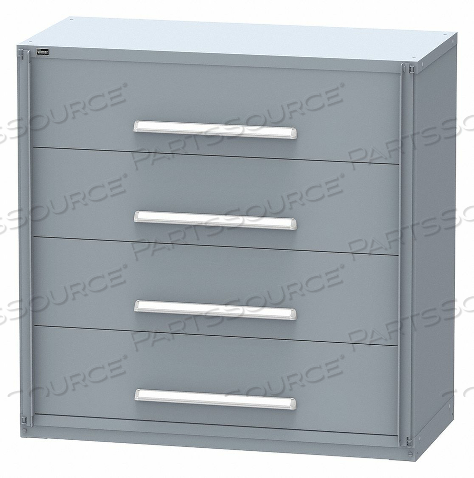 WEAPON STORAGE CABINET 4 DRAWERS GRAY by Stanley Vidmar