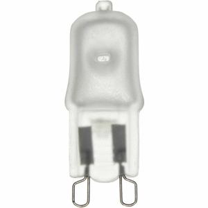 SUNLITE Q25/FR/G9/120V 25W SINGLE ENDED T3.5 HALOGEN BULB, BI-PIN BASE, FROST by Sunshine