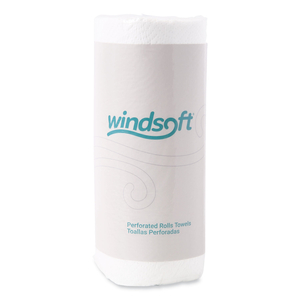 KITCHEN ROLL TOWELS, 2-PLY, 11 X 8.8, WHITE, 100/ROLL, 30 ROLLS/CARTON by Windsoft